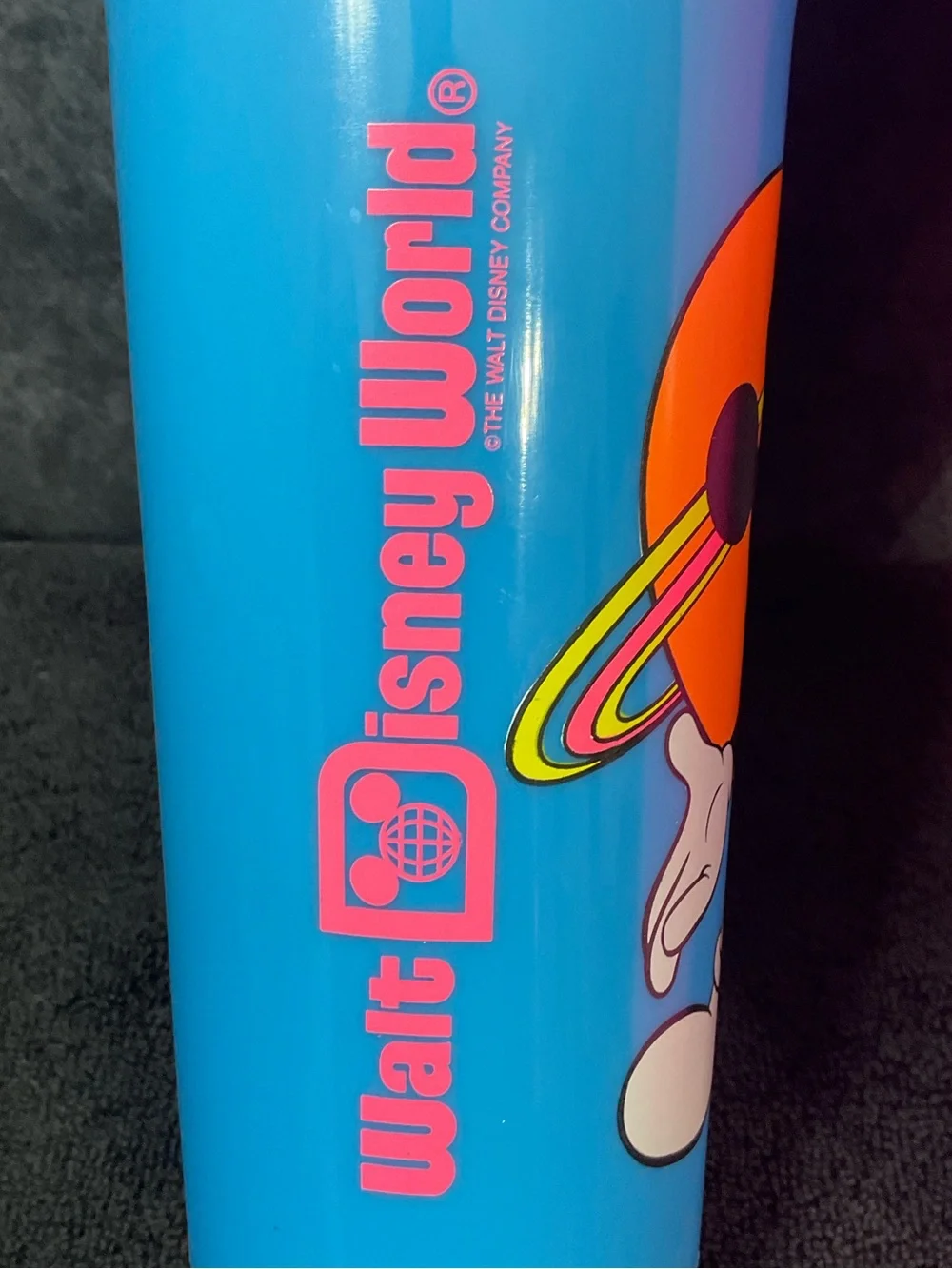 1992 Vintage Disney Disney-world Souvenir Cups W straw